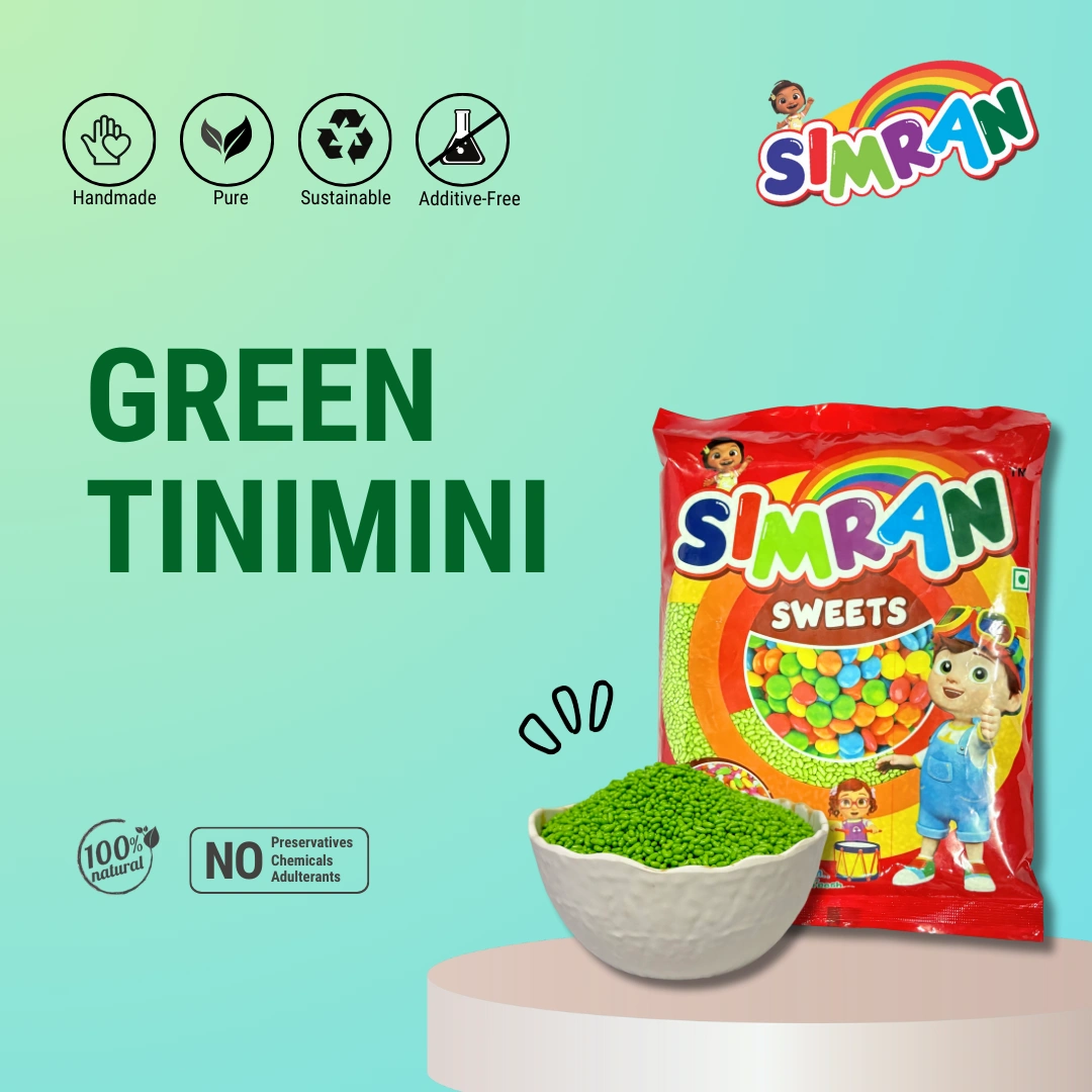 Sugar Boiled Fennel Seeds Small Green (Small Tinimini Green)